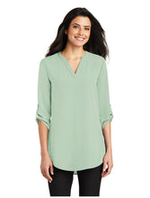 Load image into Gallery viewer, FFB Ladies 3/4-Sleeve Tunic Blouse
