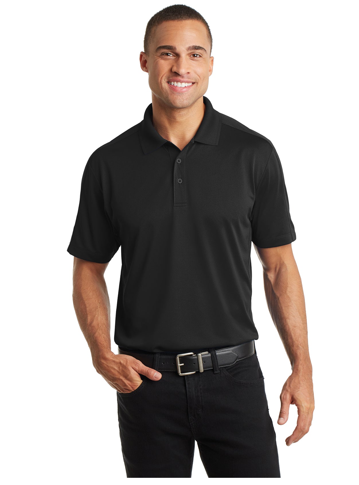 FFB Diamond Jacquard Polo