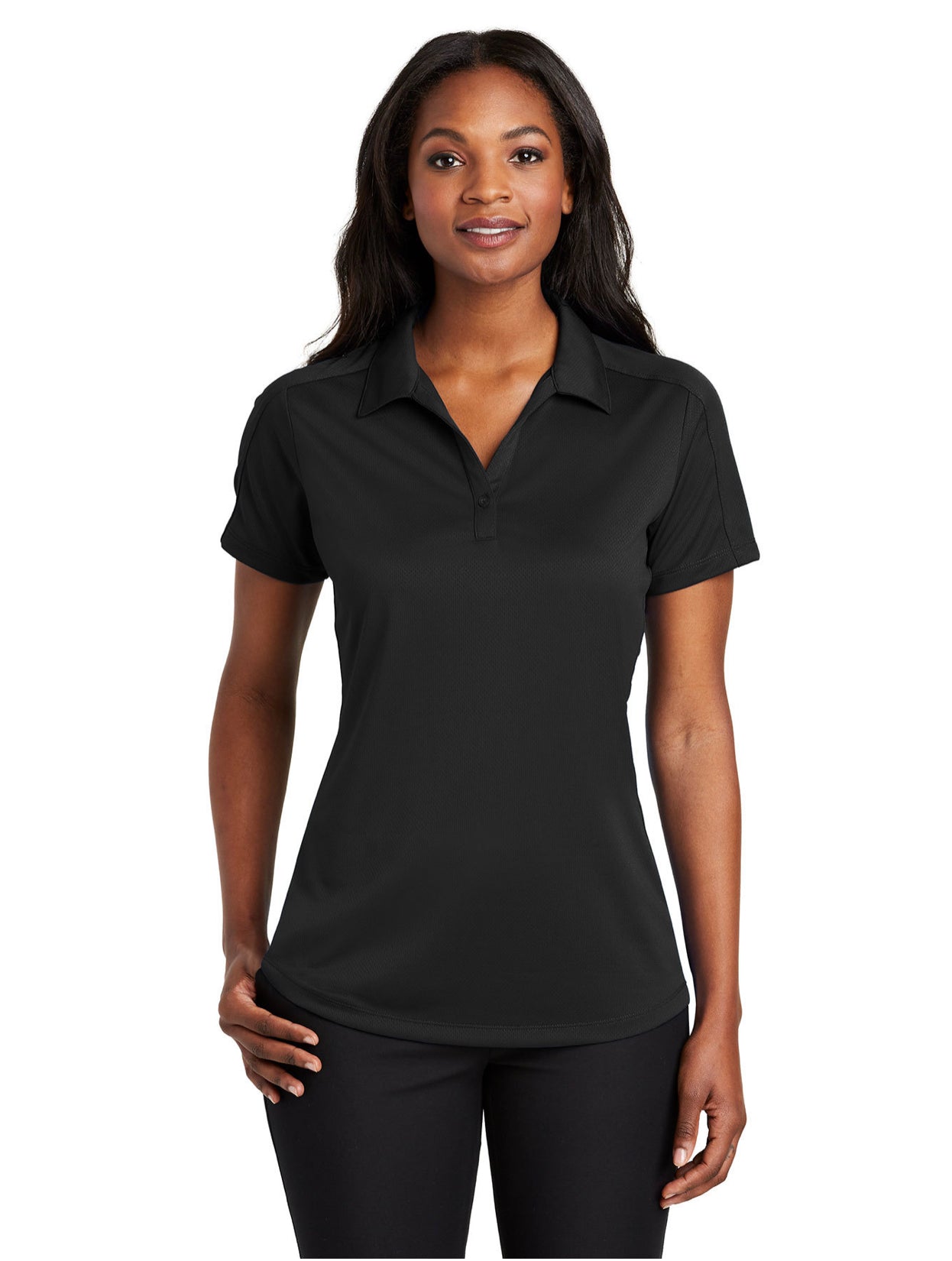 FFB ladies Diamond Jacquard Polo