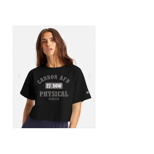 Iron PD Psych Domain Champion Cropped Women’s t-shirt