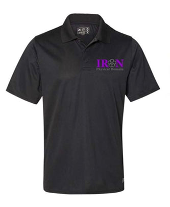 Iron PD Russell polo with embroidered logo