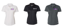 Load image into Gallery viewer, Iron PD Psych Domain Russell Women’s polo with embroidered logo
