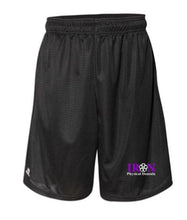 Load image into Gallery viewer, Iron PD Mens Mesh Shorts with Iron PD logo
