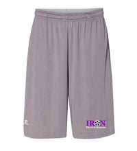 Load image into Gallery viewer, Iron PD Psych Domain Mens Dri power Shorts with Iron PD logo
